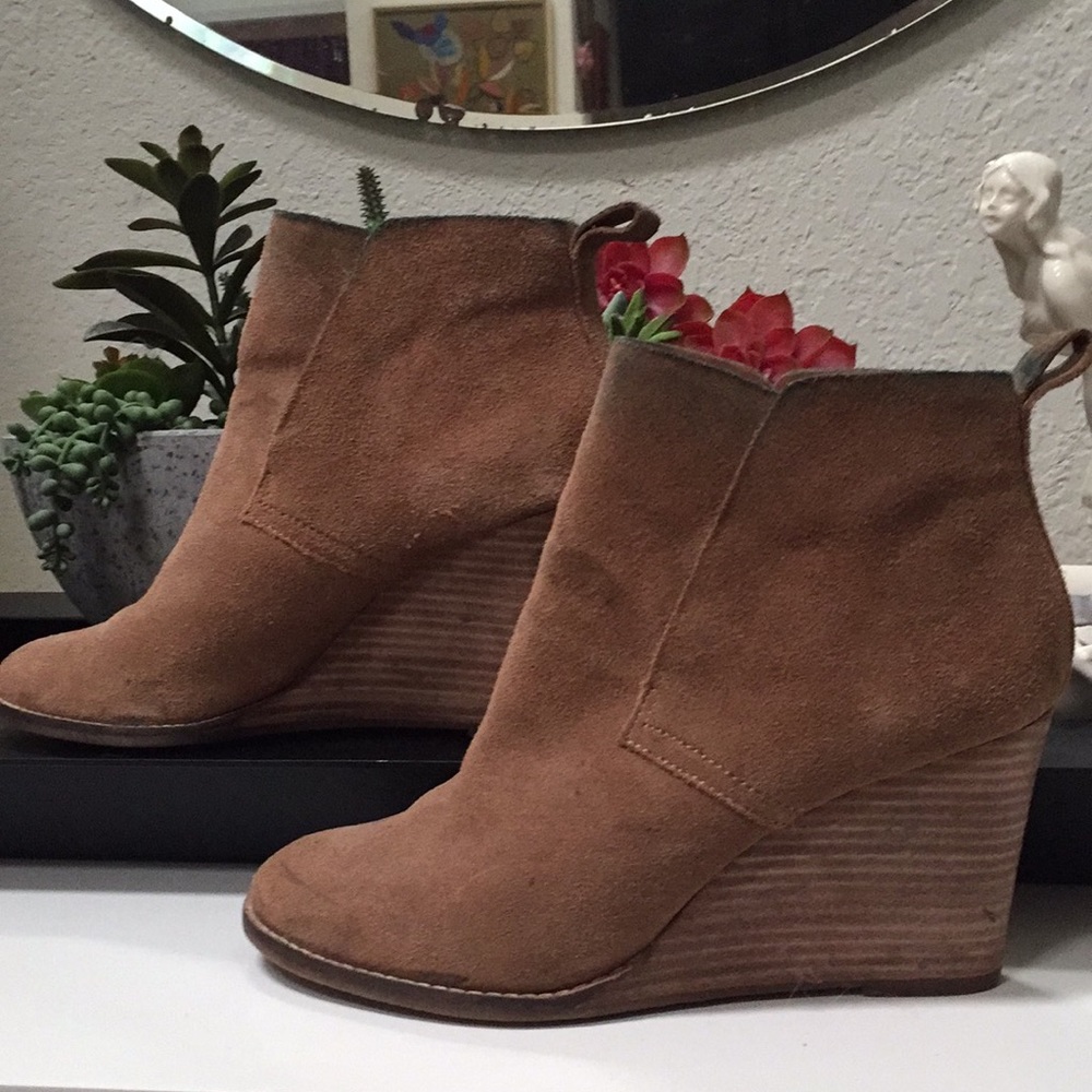 Lucky Brand | Yoniana Bootie Sz 8.5 Wedges